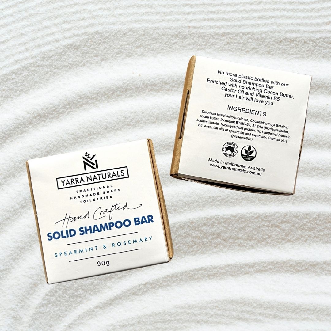 Yarra Naturals Spearmint & Rosemary Shampoo Bar