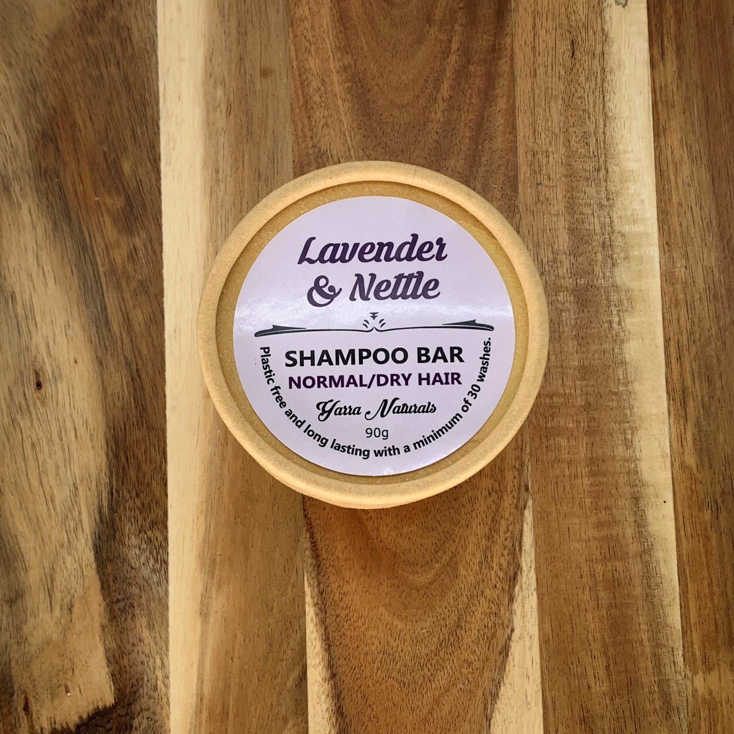 Lavender & Nettle Shampoo Bar Yarra Naturals