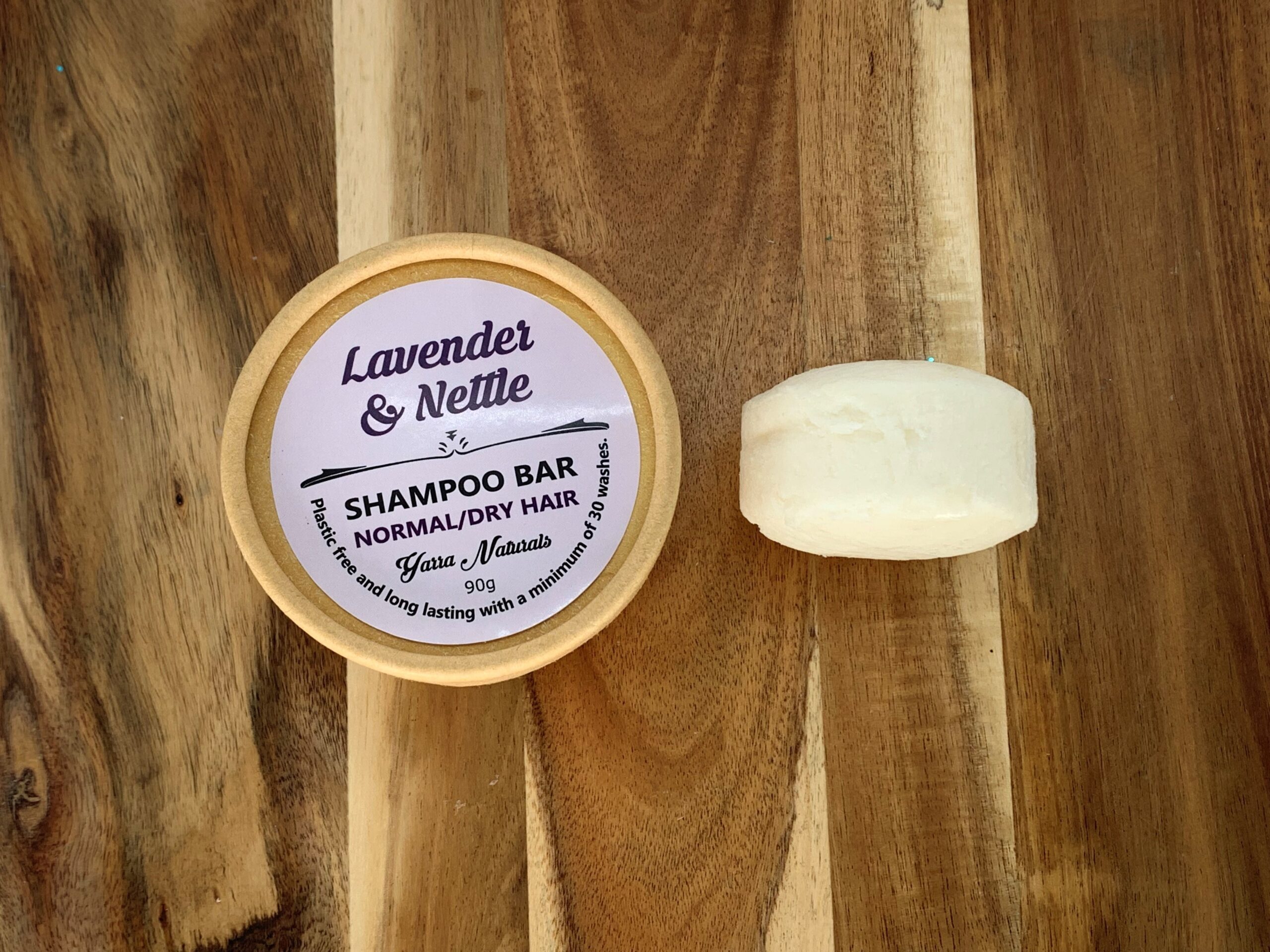 Lavender & Nettle Shampoo Bar Yarra Naturals