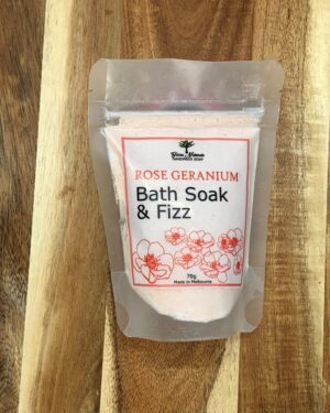 Bath Soak & Fizz Rose Geranium Small
