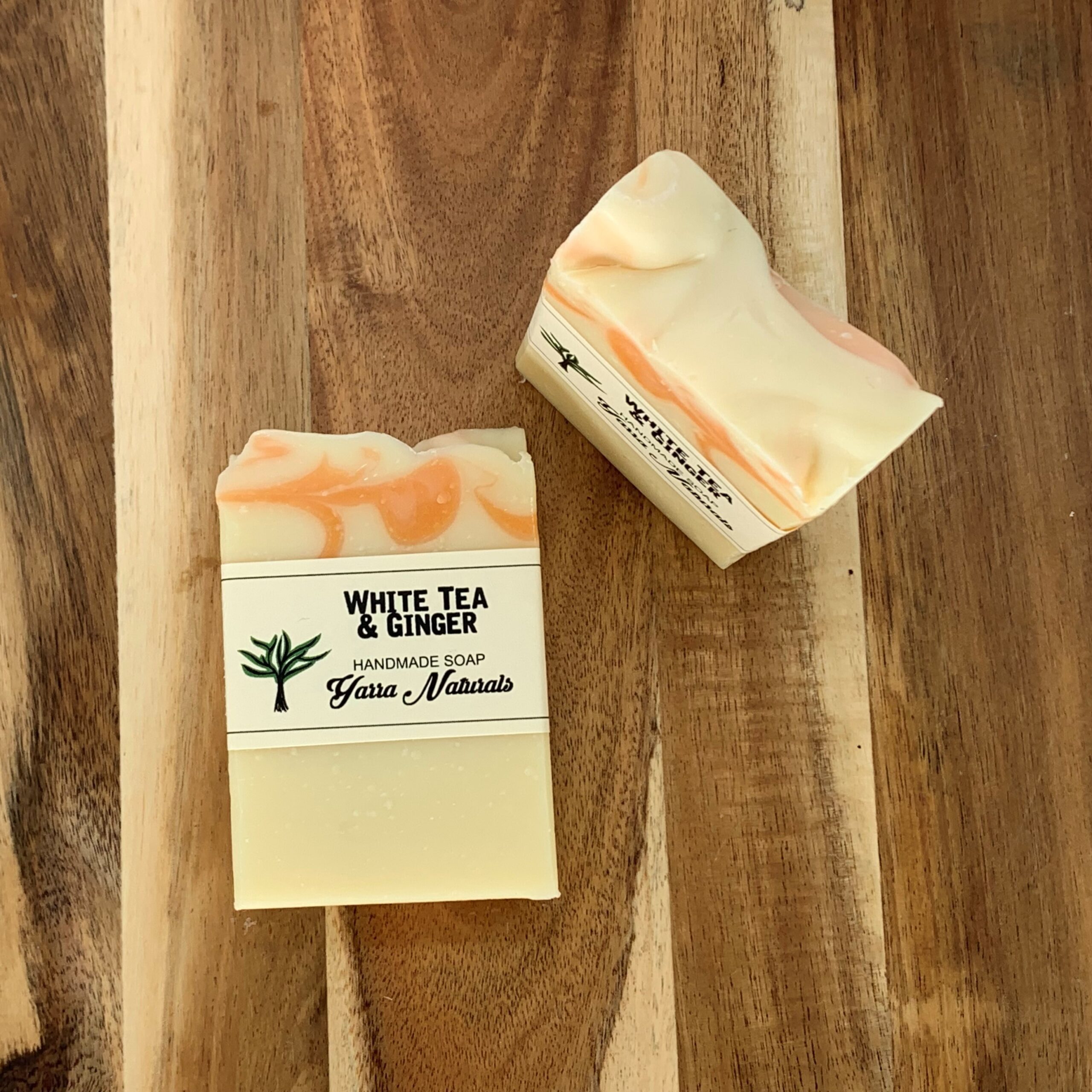 White Tea & Ginger Body Soap Yarra Naturals