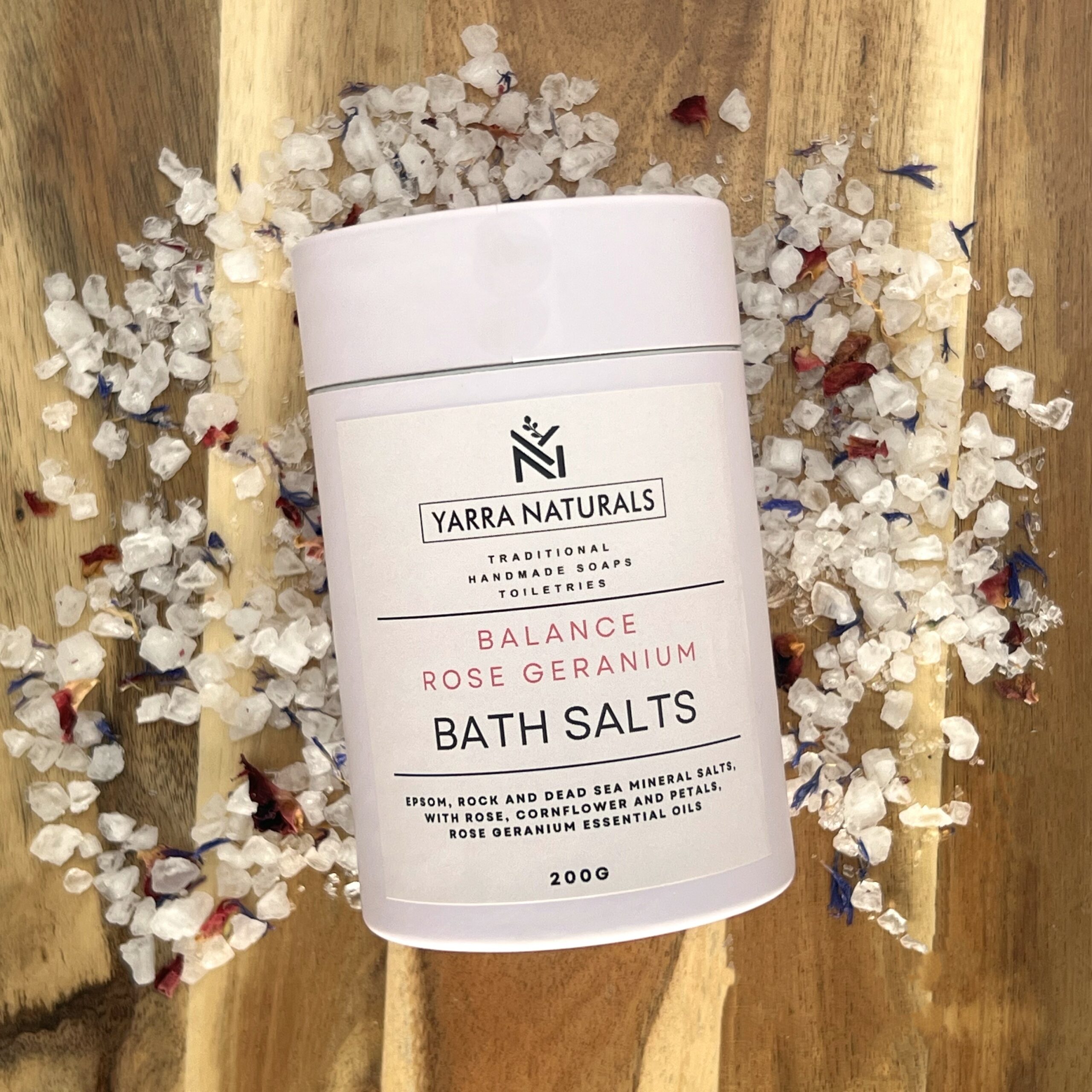 Rose Geranium Balance Bath Sakts