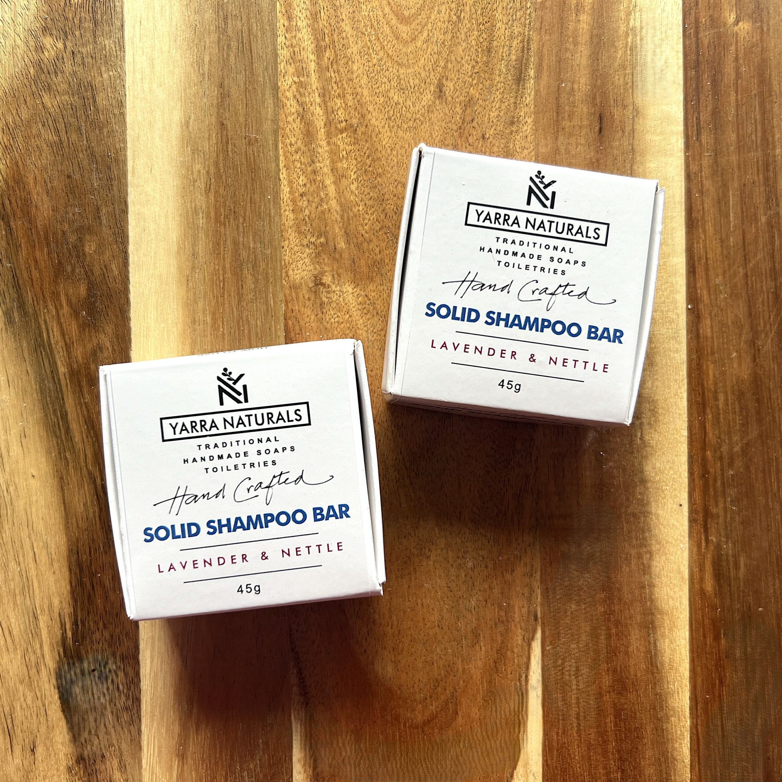 45g travel Lavender & Nettle Shampoo Bar