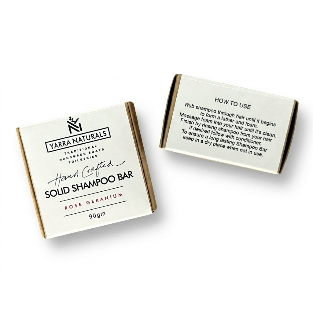 Rose Geranium Hair Shampoo Bar